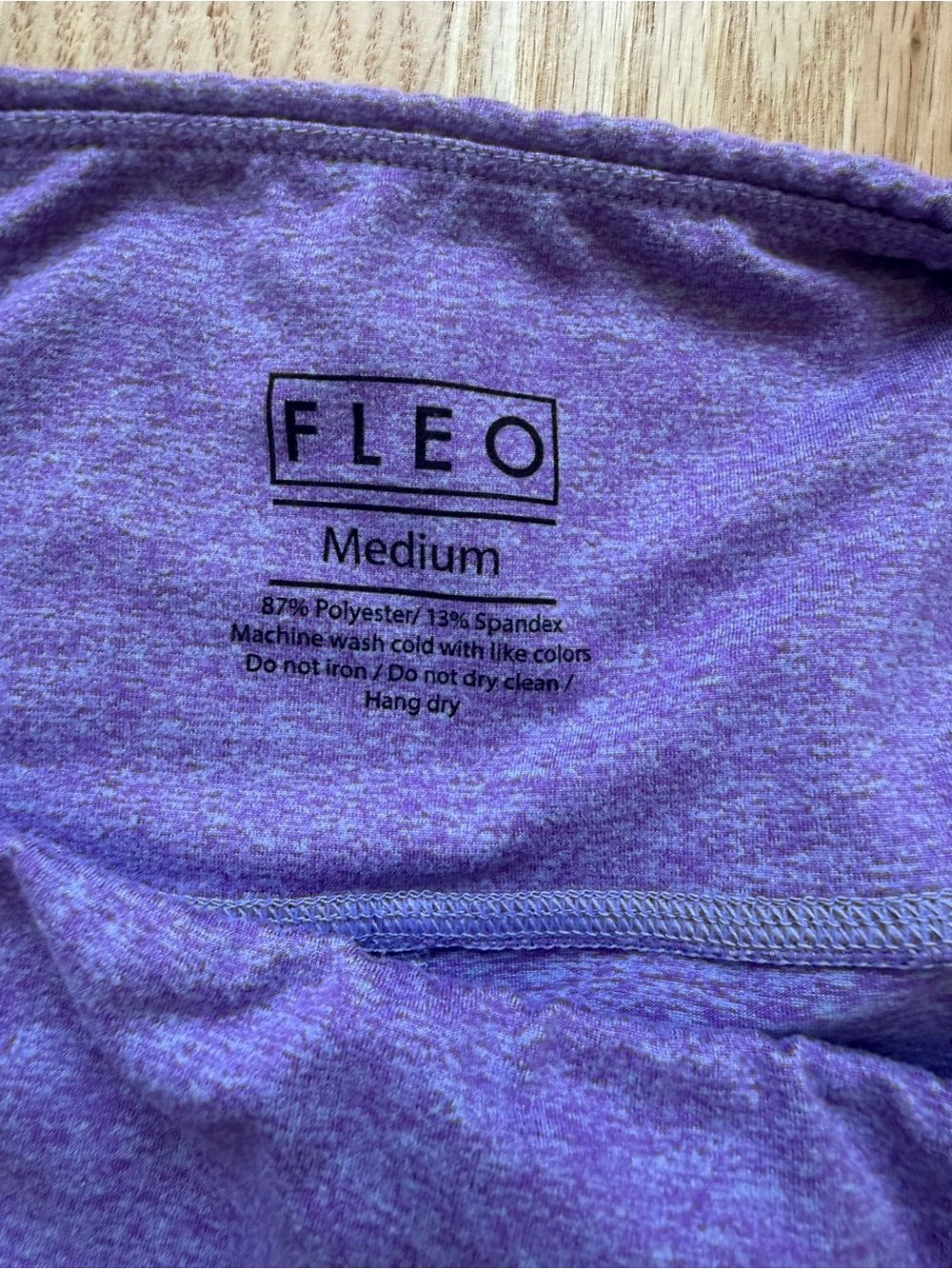 FLEO Limited Edition Barbell Box Shorts Purple Heather Medium - Picture 5 of 5